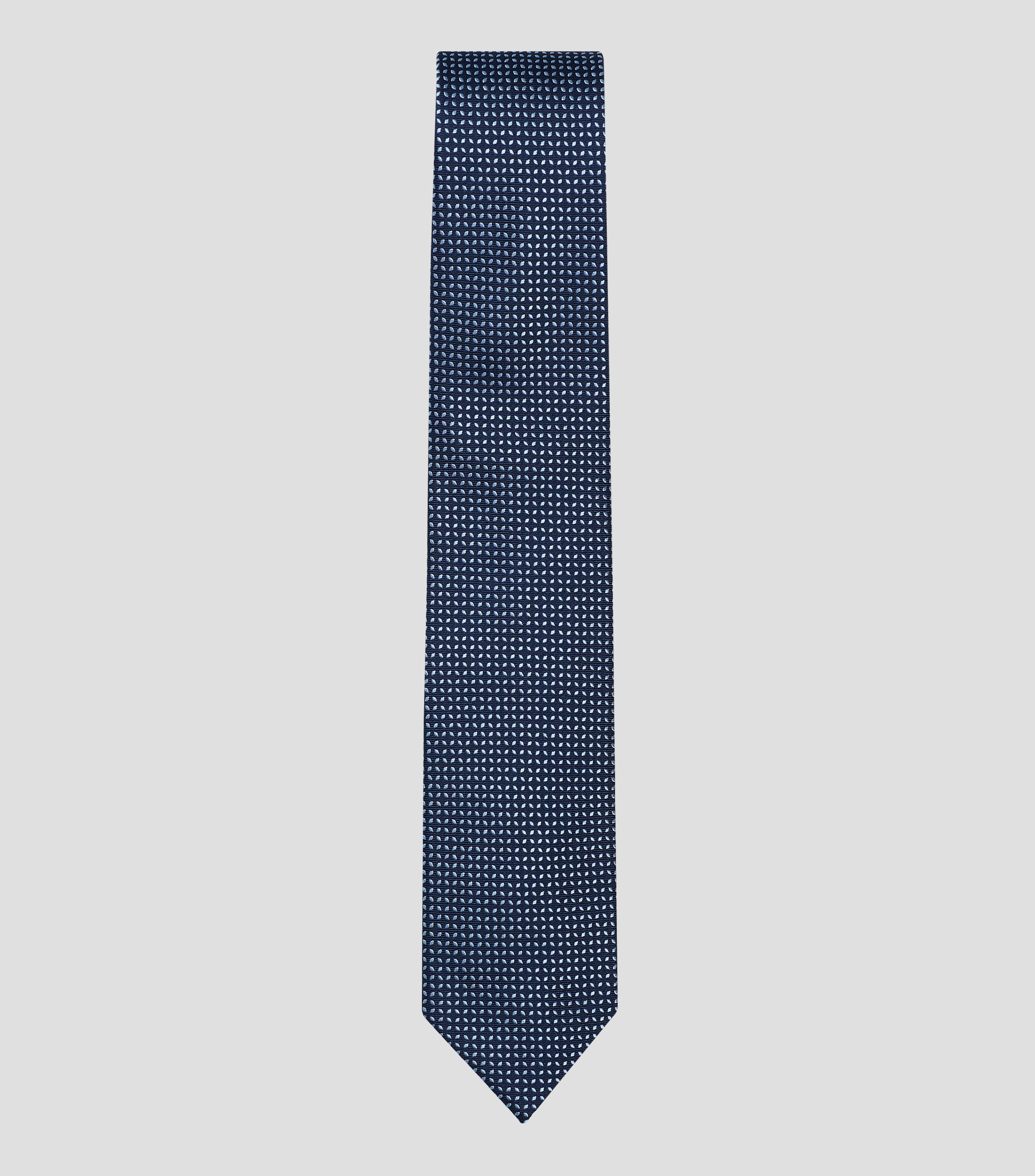Corbata ancha de seda estampada